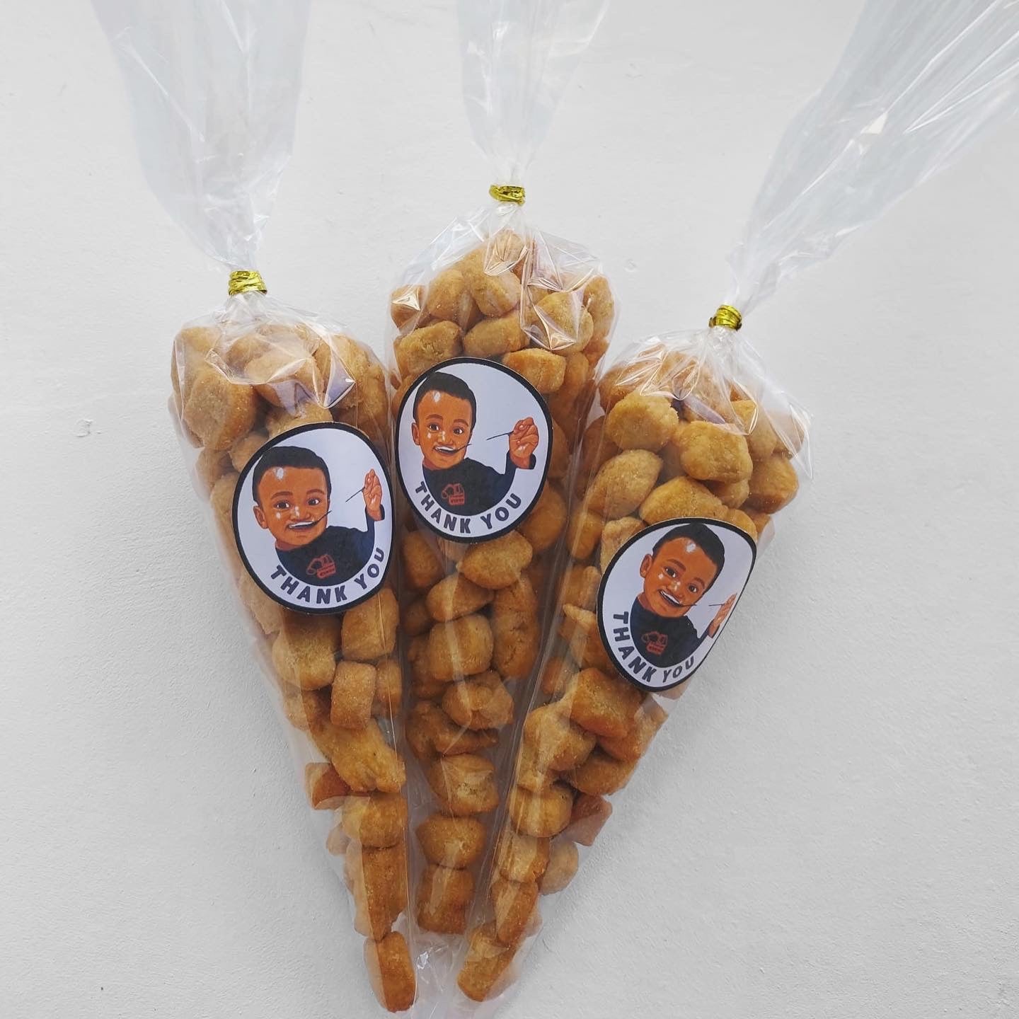 24 Personalised Cartoon Birthday Stickers – Custom Party Stickers